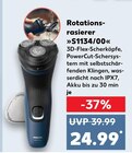 Kaufland Weiterstadt - Rotationsrasierer Angebot im Prospekt Rotationsrasierer bei Kaufland im Weiterstadt Prospekt für 24,99 €