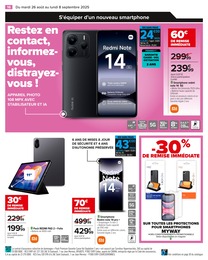 Prix et réduction Tablette Tactile dans le prospectus Carrefour en cours Offre Tablette Tactile dans le catalogue Carrefour du moment à la page 18
