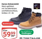 Herren-Schnürstiefel von Tom Tailor im aktuellen GLOBUS Prospekt