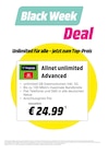 Allnet unlimited Advanced für 24,99 € bei MediaMarkt Saturn im Angebot Allnet unlimited Advanced im aktuellen MediaMarkt Saturn Prospekt