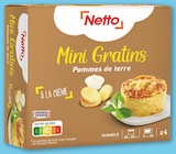 4 minis gratins aux pommes de terre surgelés - NETTO à 2,69 € dans le catalogue Netto