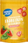Gefriergetrocknete Früchte Erdbeeren in Scheiben Angebote von Genuss Plus bei Rossmann Altenburg für 2,49 €