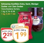 Konfitüre Extra im Angebot bei GLOBUS in Plauen Konfitüre Extra Angebote von Schwartau bei GLOBUS Plauen für 1,99 €