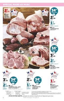 Prospectus Super U à Fontaine-de-Vaucluse, "Foire AU PORC À PRIX BAS !", 14 pages de promos valables du 14/01/2025 au 19/01/2025