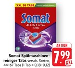 Spülmaschinenreiniger Tabs Angebote von Somat bei E center Villingen-Schwenningen für 7,99 €