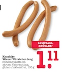 Knackige Wiener Würstchen lang Angebote bei E center Offenbach für 1,11 €