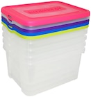 Lot de 5 boîtes de rangement - Weldom à Nanterre Lot de 5 boîtes de rangement en promo chez Weldom Nanterre à 31,90 €