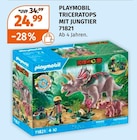 TRICERATOPS MIT JUNGTIER von PLAYMOBIL im aktuellen Müller Prospekt für 24,99 €