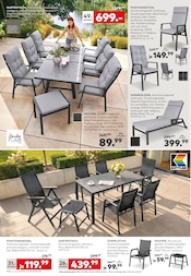 Gartenliege Angebote im Prospekt "Aktuelle Angebote" von porta Möbel auf Seite 4