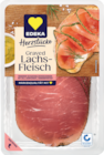 EDEKA Neuruppin - Graved Lachsfleisch Angebot im Prospekt Graved Lachsfleisch bei EDEKA im Neuruppin Prospekt für 1,29 €