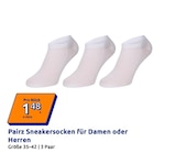 Sneakersocken für Damen oder Herren im Angebot bei Action in Landshut Sneakersocken für Damen oder Herren Angebote von Pairz bei Action Landshut für 1,48 €