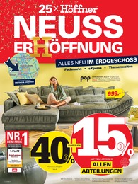 Höffner Prospekt für Overath mit 8 Seiten Höffner Prospekt für Overath: "MÖBEL POWER", 8 Seiten, 27.08.2025 - 09.09.2025