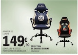 Sélection de chaises gaming - Subsonic en promo chez E.Leclerc Chartres à 149,90 €