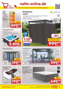 Boxspringbett im Netto Marken-Discount Prospekt "Aktuelle Angebote" mit 57 Seiten (Dresden)