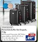 Hartschalenkoffer-Set Exopack, 3-tlg. von monzana im aktuellen ALDI SÜD Prospekt für 89,99 €