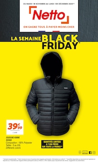 Prospectus Netto de la semaine "LA SEMAINE BLACK FRIDAY" avec 1 page, valide du 18/11/2025 au 01/12/2025 pour Saint-Malo et alentours