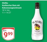 Karibischer Rum mit Kokosnussgeschmack bei GLOBUS im Kerpen Prospekt für 9,99 €