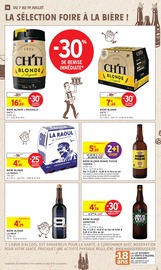 Promos Bière dans le catalogue "-50% DE REMISE IMMÉDIATE SUR LE 2ÈME" de Intermarché Super Bière en promo dans le catalogue Intermarché Super à la page 14