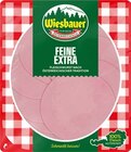 Feine Extrawurst oder Scharfe Knacker Angebote von Wiesbauer bei REWE Willich für 1,49 €