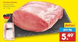 Aktuelles Schweine-Rücken Angebot bei Netto Marken-Discount in Karlsruhe ab 5,49 €