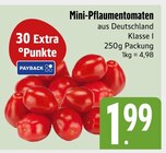 Tomaten im E xpress Prospekt Mini-Pflaumentomaten im aktuellen E xpress Prospekt für 1,99 €