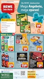REWE Prospekt für Recklinghausen mit 39 Seiten Der aktuelle REWE Prospekt "Dein Markt" mit Seiten (Recklinghausen)