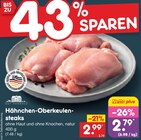 Aktuelle Hähnchen Angebote bei Netto Marken-Discount in Jena Aktuelles Hähnchen-Oberkeulensteaks Angebot bei Netto Marken-Discount in Jena ab 2,79 €