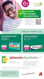 mea - meine apotheke Apotheken Prospekt der aktuellen Woche mit 4 Seiten, gültig von 01.06.2026 bis 30.06.2026, in Ingelheim und Umgebung Aktueller mea - meine apotheke Apotheken Prospekt in Ingelheim und Umgebung, "Unsere Juni-Angebote" mit 4 Seiten, 01.06.2026 - 30.06.2026