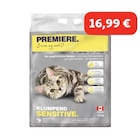 Maxi Zoo Fayet - Promo PREMIERE Litière Agglomérante Non Parfumée pour Chat 12 kg Promo PREMIERE Litière Agglomérante Non Parfumée pour Chat 12 kg à 16,99 € dans le catalogue Maxi Zoo à Fayet