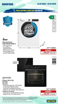 Backofen im aktuellen METRO Prospekt (Koblenz) Backofen im METRO Prospekt "Wochenangebote + Metro Markets" mit 28 Seiten (Koblenz)