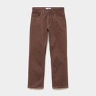 Pantalon regular coton majoritaire marron foncé garçon en promo chez La Halle Pantalon regular coton majoritaire marron foncé garçon dans le catalogue La Halle
