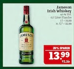 Aktuelles Irish Whiskey Angebot bei Marktkauf in Leipzig ab 13,99 €