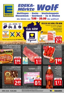 Coca Cola im EDEKA Prospekt "Aktuelle Angebote" mit 24 Seiten (Osnabrück)