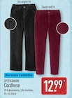 ALDI Nord Bannewitz - Cordhose Straight fit Angebot im Prospekt Cordhose Straight fit bei ALDI Nord im Bannewitz Prospekt für 12,99 €