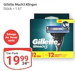 GLOBUS Mühldorf - Mach3 Klingen Angebot im Prospekt Mach3 Klingen bei GLOBUS im Mühldorf Prospekt für 19,99 €