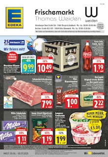 EDEKA Prospekt der Woche "Aktuelle Angebote" Seite 1, 30.06.2025 bis 05.07.2025 für Köln Aktueller EDEKA Prospekt "Aktuelle Angebote" Seite 1 von 24 Seiten für Köln