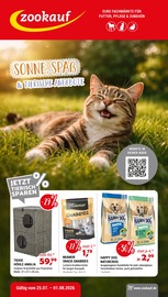 Aktueller Zookauf Prospekt mit Hundefutter, "Sonne, Spaß und tierische Angebote", Seite 1