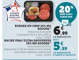 U Express Cran-Gevrier - Promo Burger du Chef 15% MG Promo Burger du Chef 15% MG à 5,59 € dans le catalogue U Express à Cran-Gevrier