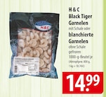 famila Nordost Barnitz - Black Tiger Garnelen mit Schale Angebot im Prospekt Black Tiger Garnelen mit Schale bei famila Nordost im Barnitz Prospekt für 14,99 €