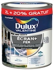 Peinture(d) extérieure Ecran + fer Dulux Valentine blanc brillant 2 L + 20% gratuit - Dulux Valentine en promo chez Castorama Peinture(d) extérieure Ecran + fer Dulux Valentine blanc brillant 2 L + 20% gratuit - Dulux Valentine dans le catalogue Castorama
