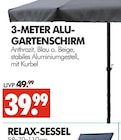 Aktuelles 3-Meter Alu-Gartenschirm Angebot bei Wreesmann in Cottbus ab 39,99 €