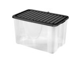 Boîte de rangement avec couvercle 58L en promo chez Brico Dépôt Boîte de rangement avec couvercle 58L dans le catalogue Brico Dépôt