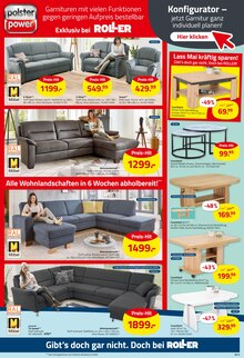 2-Sitzer Sofa Angebot im aktuellen ROLLER Prospekt auf Seite 7