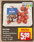 Aktuelle Rindfleisch Angebote bei REWE in Nürnberg Aktuelles Beef Balls Angebot bei REWE in Nürnberg ab 5,99 €