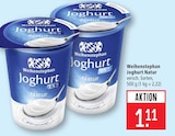 Joghurt Natur 3,5% Angebote von Weihenstephan bei Marktkauf Göppingen für 1,11 €
