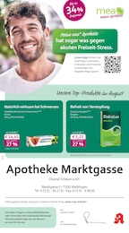 mea - meine apotheke Prospekt für Remseck mit 4 Seiten mea - meine apotheke Prospekt für Remseck: "Unsere August-Angebote", 4 Seiten, 01.08.2026 - 31.08.2026