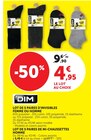 Lot de 5 paires d'invisibles femme ou homme - DIM dans le catalogue Super U