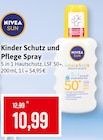Kinder Schutz und Pflege Spray im Angebot bei Kaufhaus Stolz in Stralsund Kinder Schutz und Pflege Spray Angebote von NIVEA SUN bei Kaufhaus Stolz Stralsund für 10,99 €