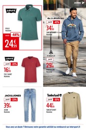 Promos Polo Homme dans le catalogue "ENGAGÉS POUR UNE RENTRÉE MOINS CHÈRE." de Intersport à la page 21