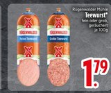 Teewurst von Rügenwalder Mühle im aktuellen EDEKA Prospekt für 1,79 €